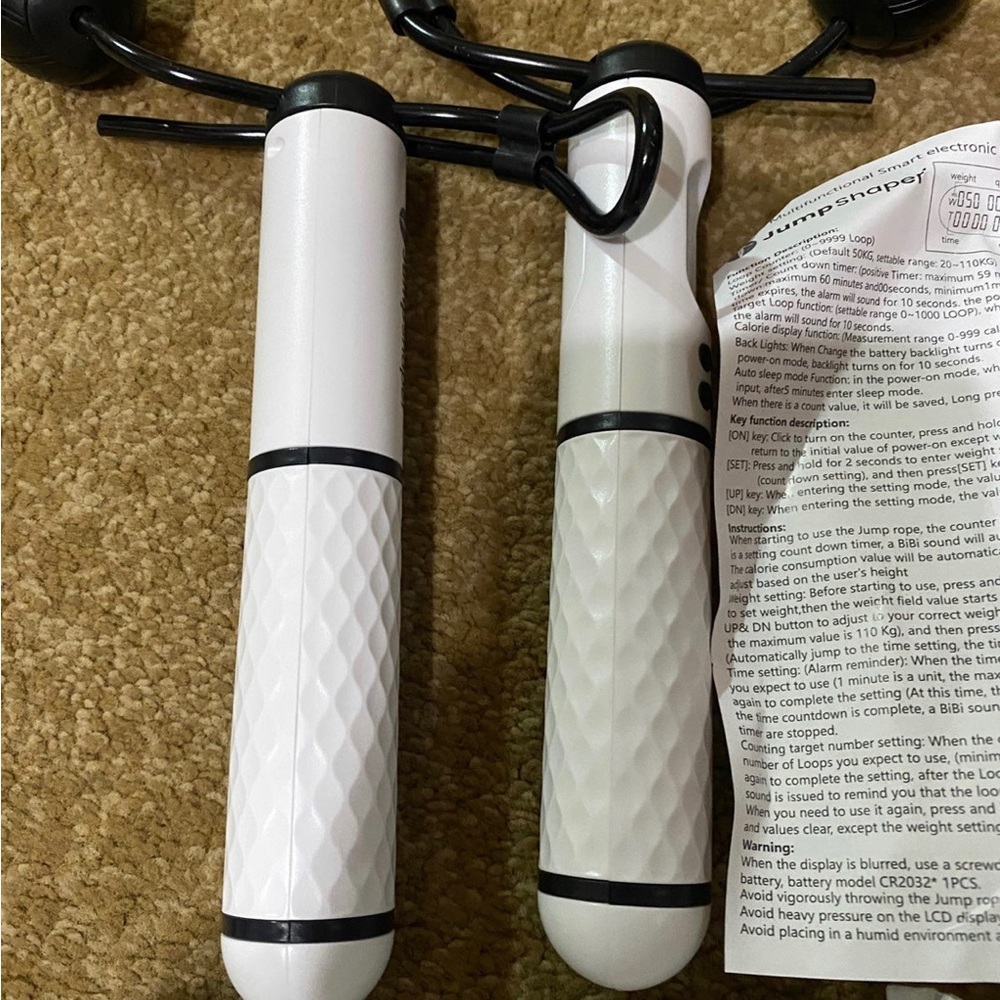 Smart Jump Rope white Multifunctional smart digital electronic Counter - Picture 3 of 5